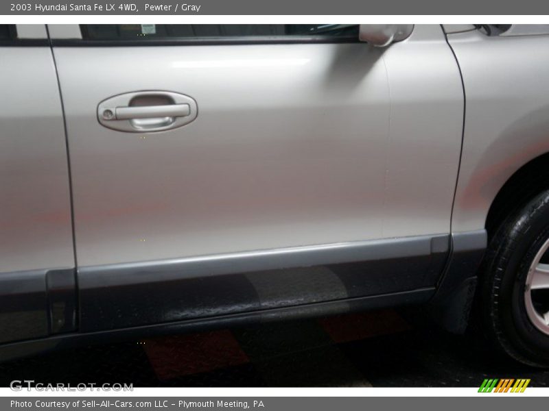 Pewter / Gray 2003 Hyundai Santa Fe LX 4WD