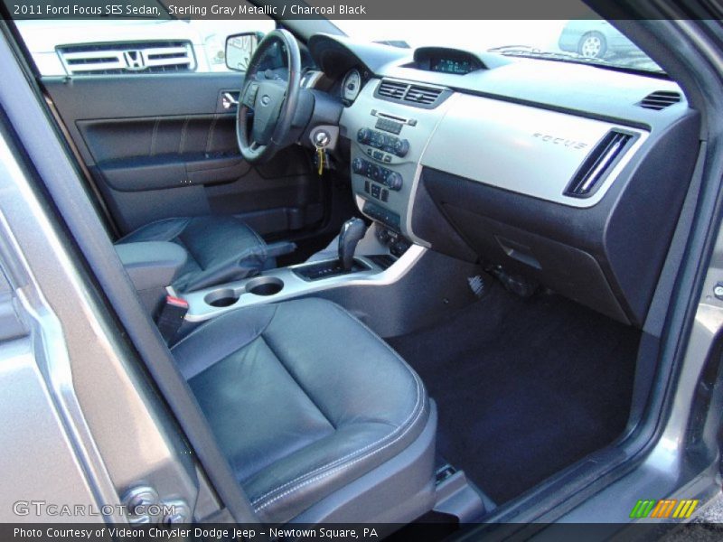 Sterling Gray Metallic / Charcoal Black 2011 Ford Focus SES Sedan
