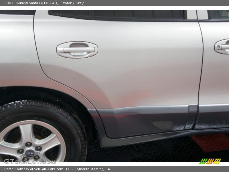 Pewter / Gray 2003 Hyundai Santa Fe LX 4WD