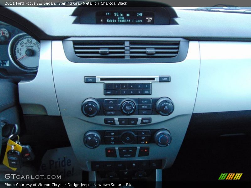 Sterling Gray Metallic / Charcoal Black 2011 Ford Focus SES Sedan