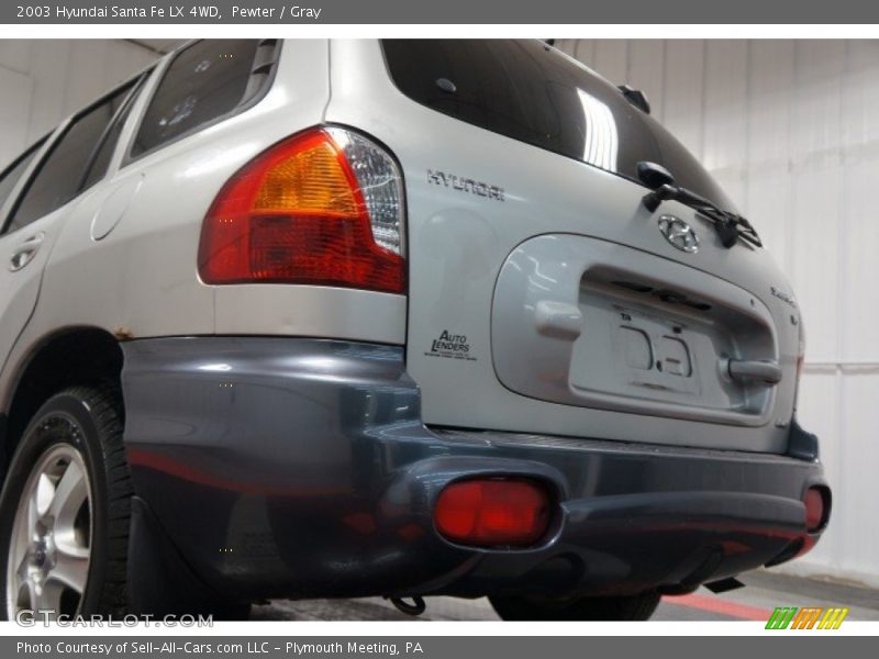 Pewter / Gray 2003 Hyundai Santa Fe LX 4WD