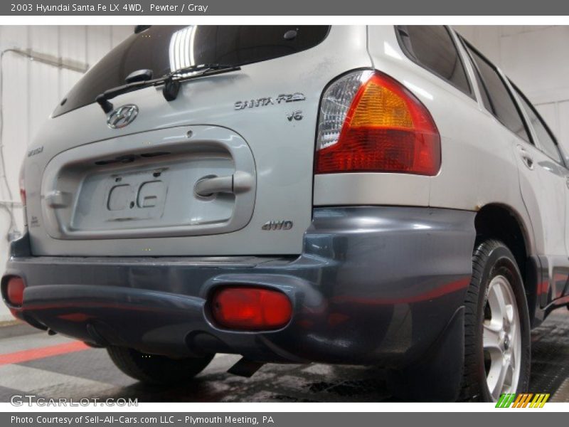 Pewter / Gray 2003 Hyundai Santa Fe LX 4WD