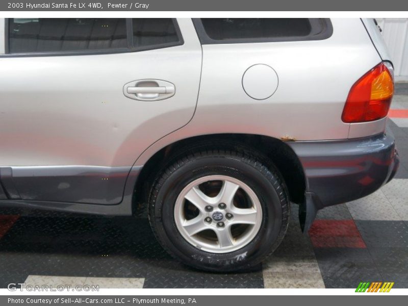 Pewter / Gray 2003 Hyundai Santa Fe LX 4WD