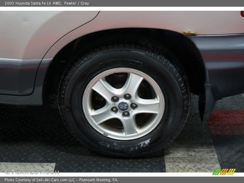 Pewter / Gray 2003 Hyundai Santa Fe LX 4WD