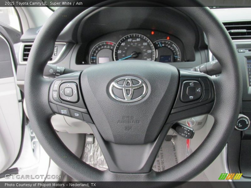 Super White / Ash 2015 Toyota Camry LE