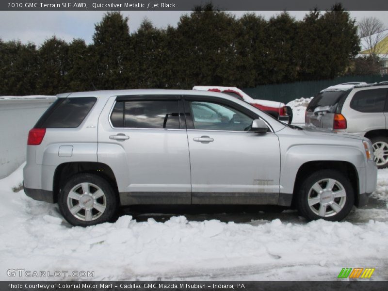 Quicksilver Metallic / Jet Black 2010 GMC Terrain SLE AWD