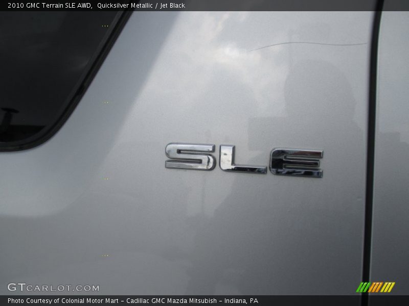Quicksilver Metallic / Jet Black 2010 GMC Terrain SLE AWD