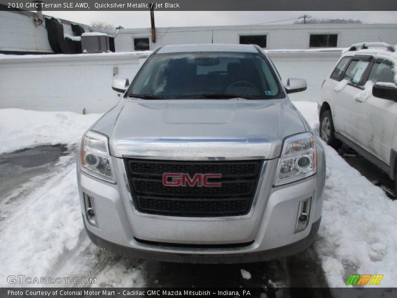 Quicksilver Metallic / Jet Black 2010 GMC Terrain SLE AWD