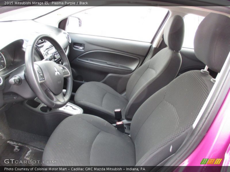 Plasma Purple / Black 2015 Mitsubishi Mirage ES