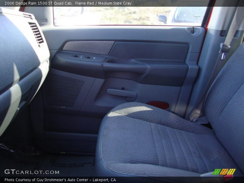 Flame Red / Medium Slate Gray 2006 Dodge Ram 1500 ST Quad Cab