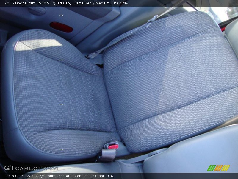Flame Red / Medium Slate Gray 2006 Dodge Ram 1500 ST Quad Cab