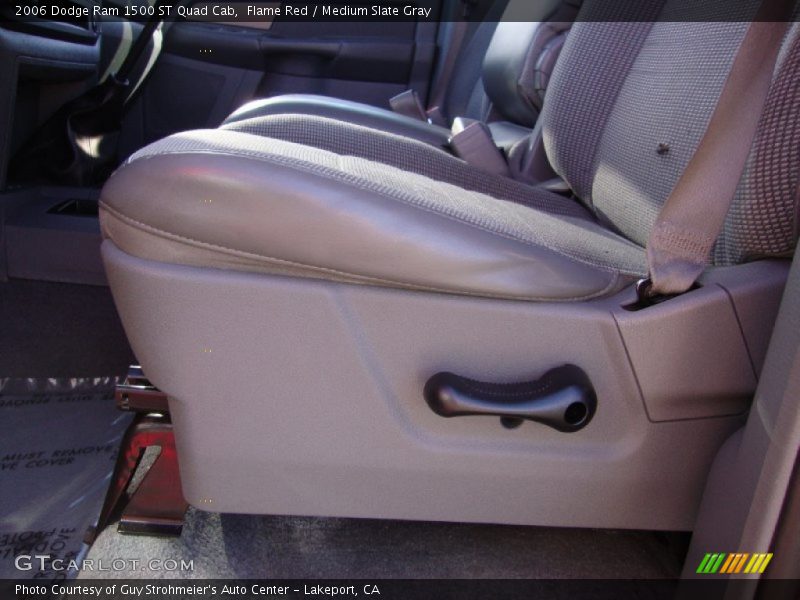 Flame Red / Medium Slate Gray 2006 Dodge Ram 1500 ST Quad Cab