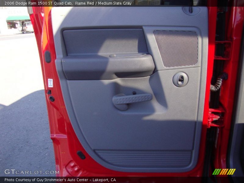 Flame Red / Medium Slate Gray 2006 Dodge Ram 1500 ST Quad Cab
