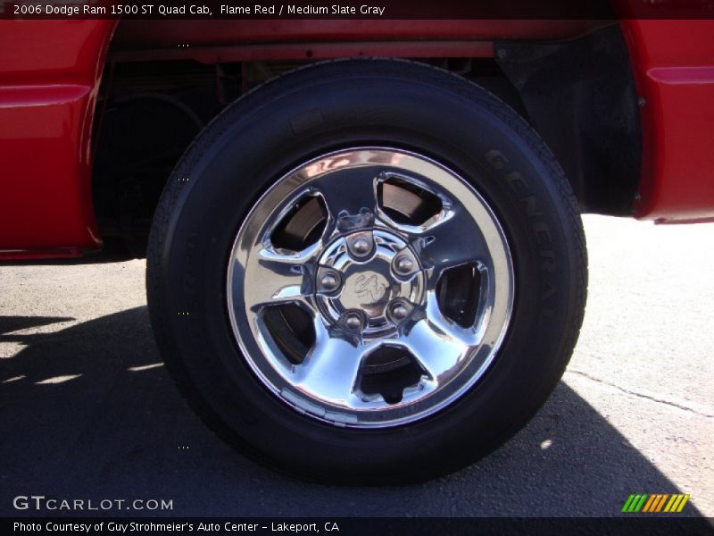 Flame Red / Medium Slate Gray 2006 Dodge Ram 1500 ST Quad Cab