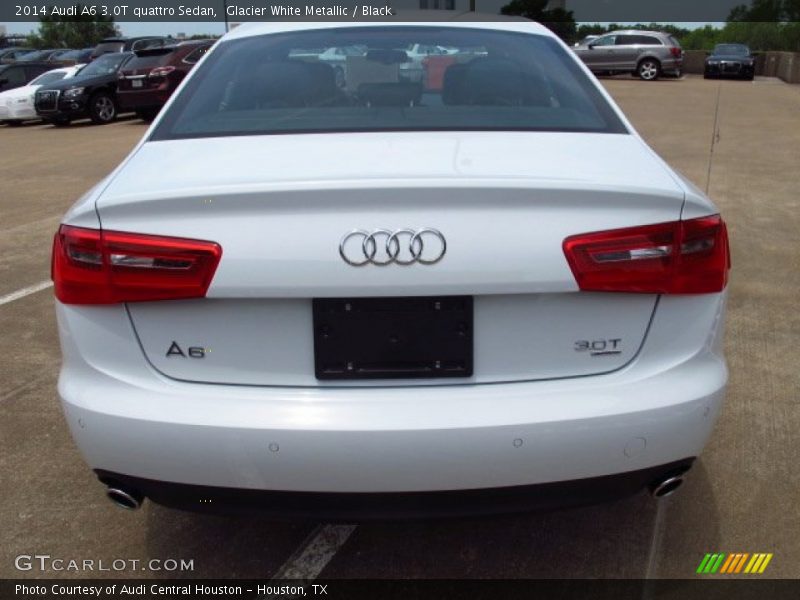 Glacier White Metallic / Black 2014 Audi A6 3.0T quattro Sedan
