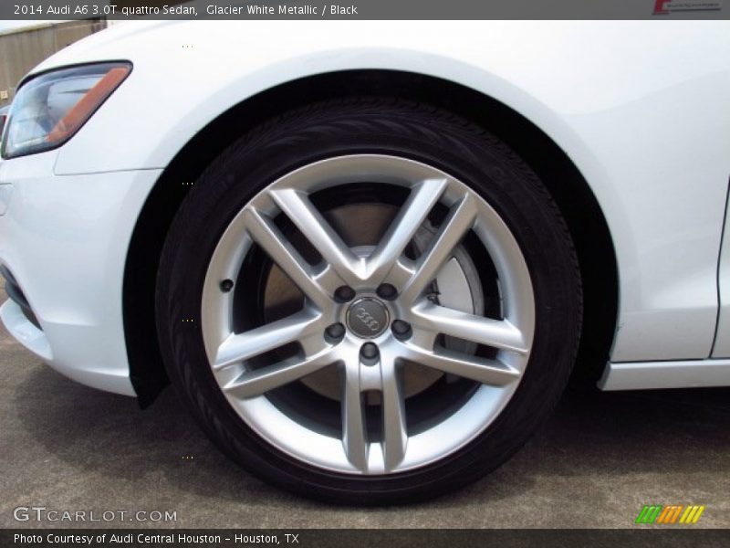 Glacier White Metallic / Black 2014 Audi A6 3.0T quattro Sedan