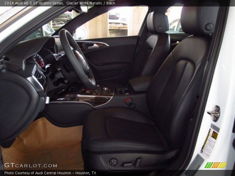 Glacier White Metallic / Black 2014 Audi A6 3.0T quattro Sedan