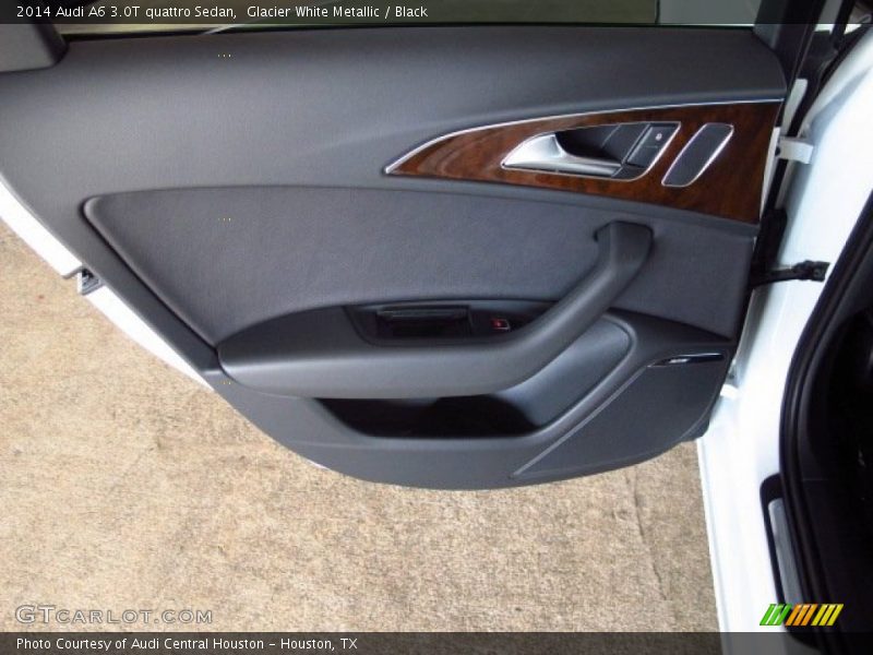 Glacier White Metallic / Black 2014 Audi A6 3.0T quattro Sedan