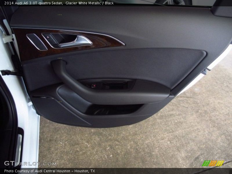 Glacier White Metallic / Black 2014 Audi A6 3.0T quattro Sedan