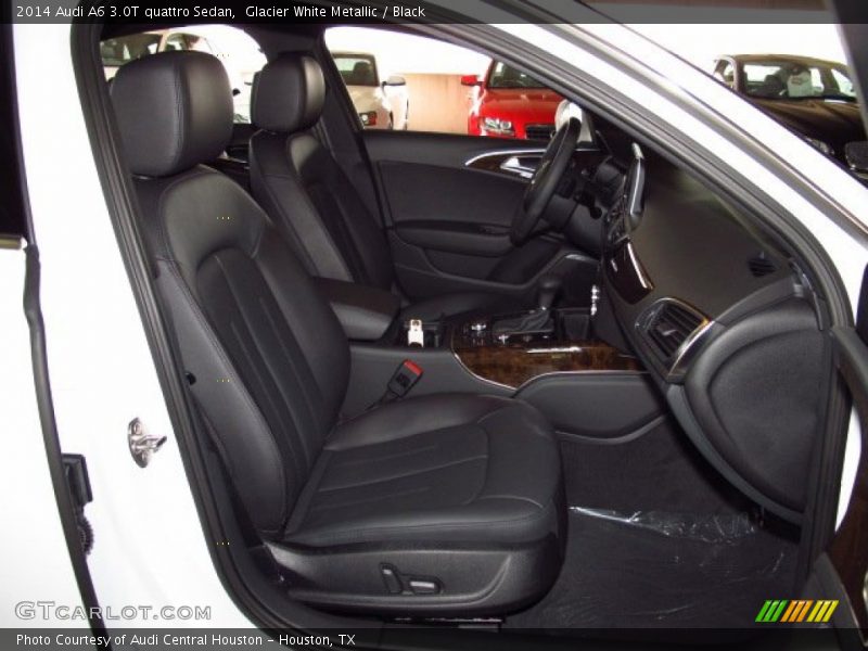 Glacier White Metallic / Black 2014 Audi A6 3.0T quattro Sedan