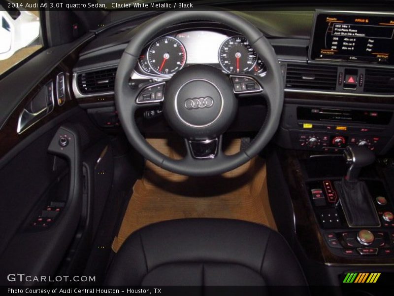 Glacier White Metallic / Black 2014 Audi A6 3.0T quattro Sedan