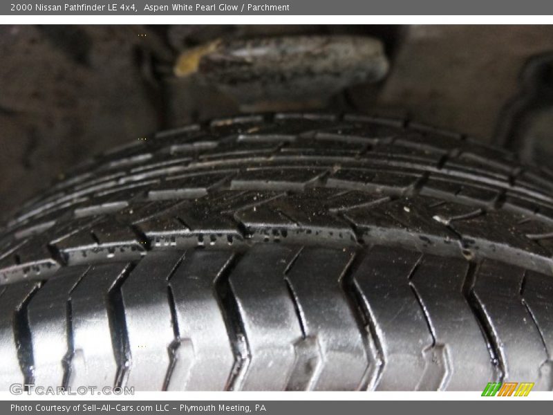 Aspen White Pearl Glow / Parchment 2000 Nissan Pathfinder LE 4x4