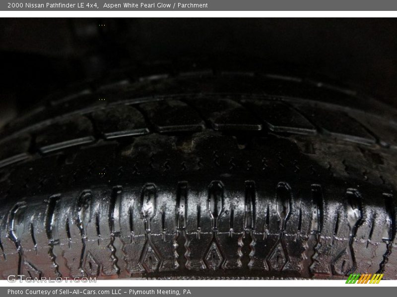 Aspen White Pearl Glow / Parchment 2000 Nissan Pathfinder LE 4x4