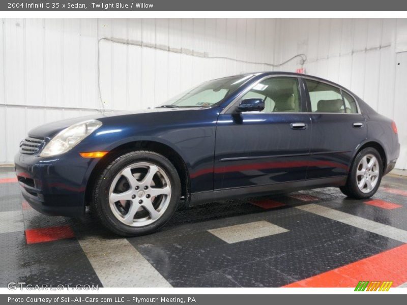 Twilight Blue / Willow 2004 Infiniti G 35 x Sedan