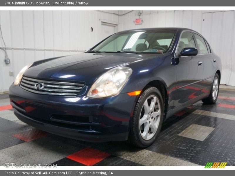 Twilight Blue / Willow 2004 Infiniti G 35 x Sedan