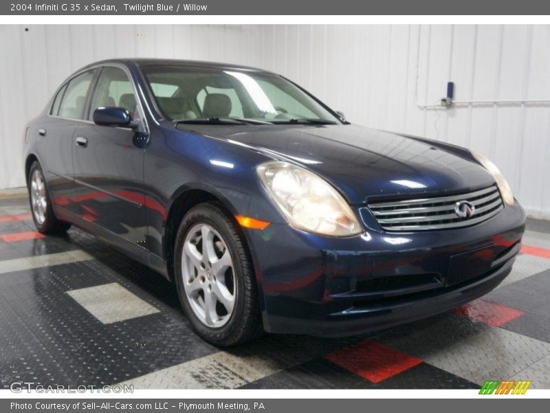 Twilight Blue / Willow 2004 Infiniti G 35 x Sedan