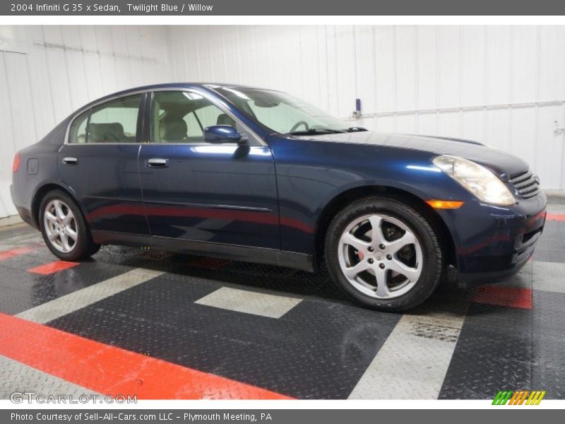 Twilight Blue / Willow 2004 Infiniti G 35 x Sedan