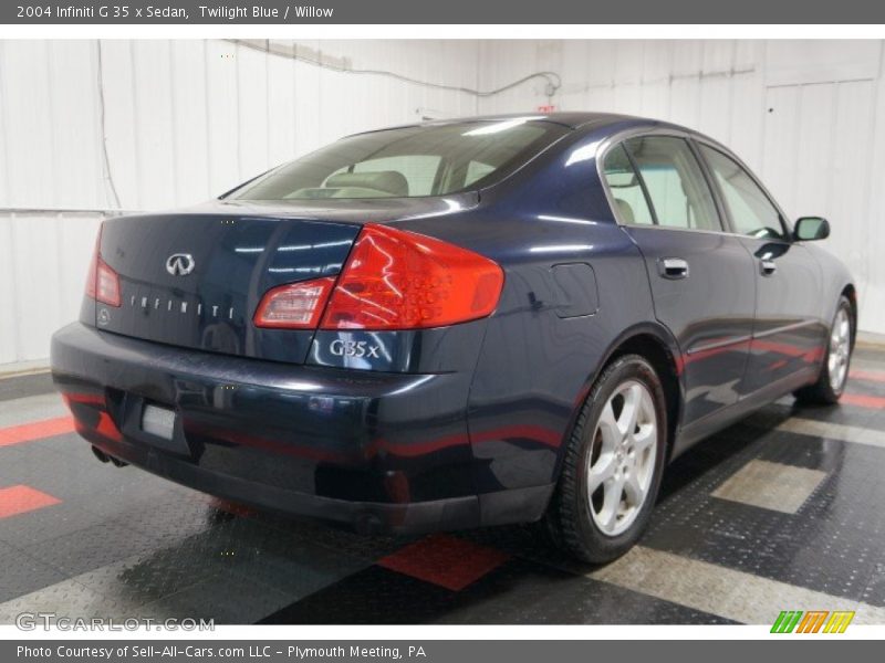 Twilight Blue / Willow 2004 Infiniti G 35 x Sedan