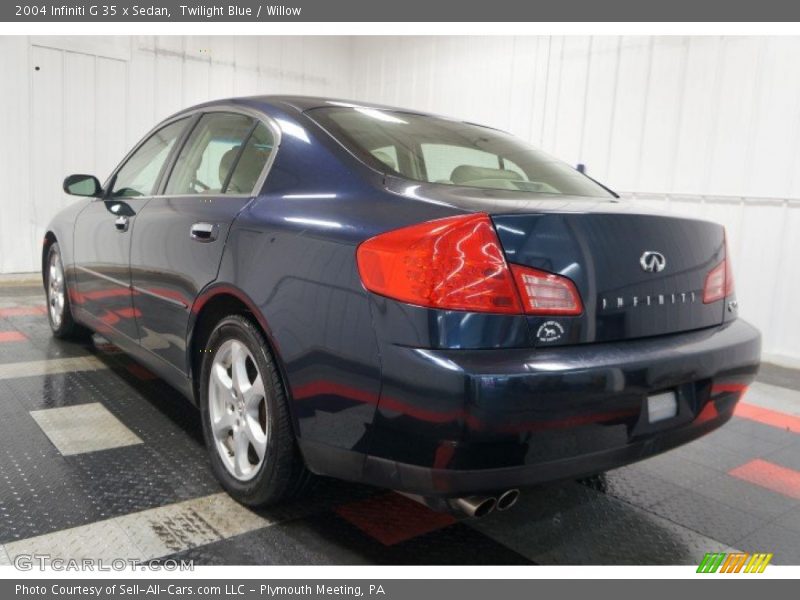 Twilight Blue / Willow 2004 Infiniti G 35 x Sedan