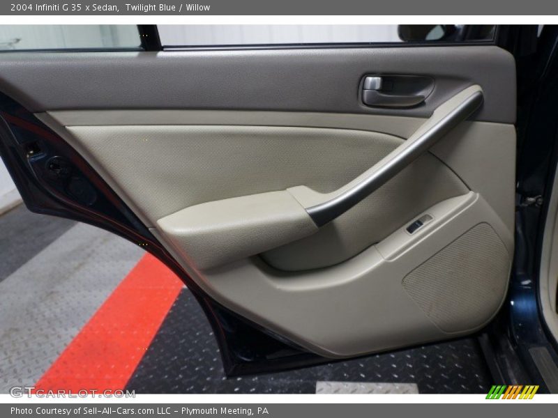 Twilight Blue / Willow 2004 Infiniti G 35 x Sedan