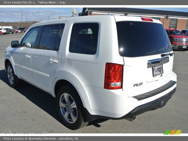 Taffeta White / Gray 2014 Honda Pilot EX-L