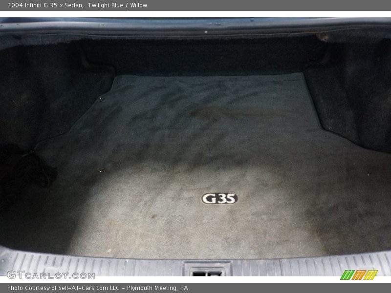 Twilight Blue / Willow 2004 Infiniti G 35 x Sedan