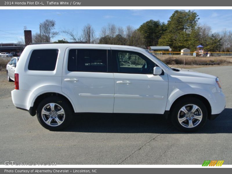 Taffeta White / Gray 2014 Honda Pilot EX-L