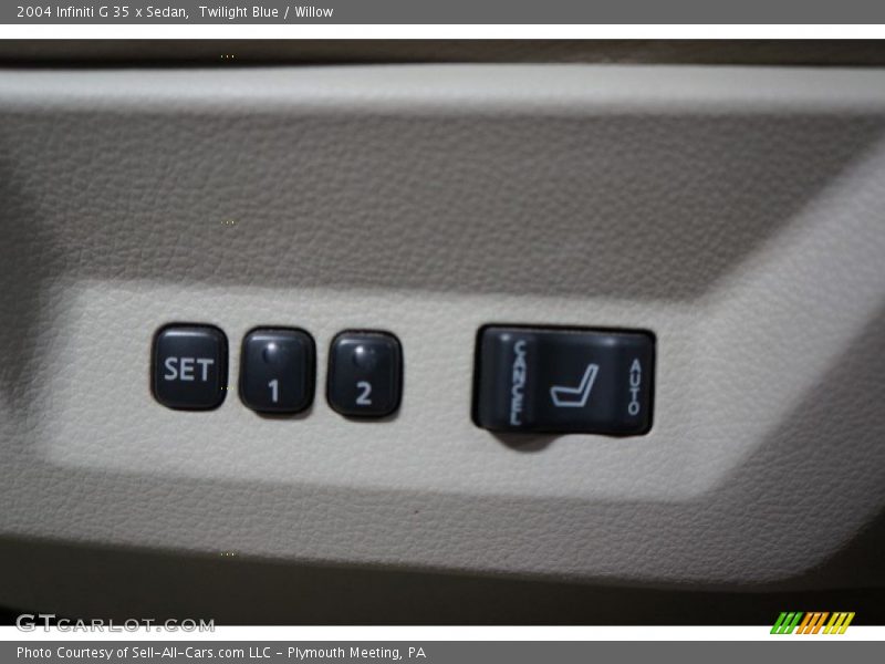 Twilight Blue / Willow 2004 Infiniti G 35 x Sedan