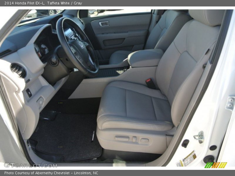 Taffeta White / Gray 2014 Honda Pilot EX-L