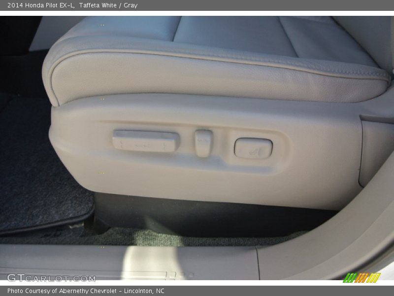 Taffeta White / Gray 2014 Honda Pilot EX-L