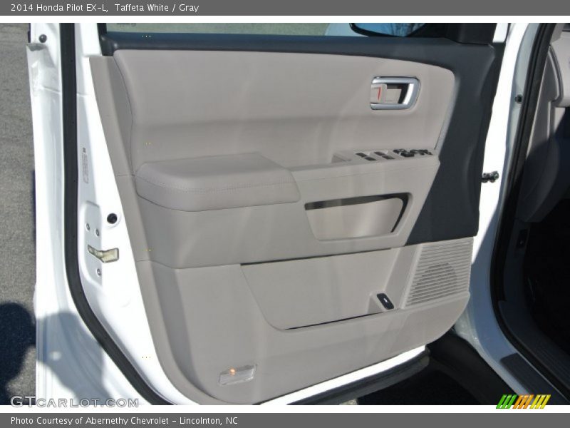Taffeta White / Gray 2014 Honda Pilot EX-L