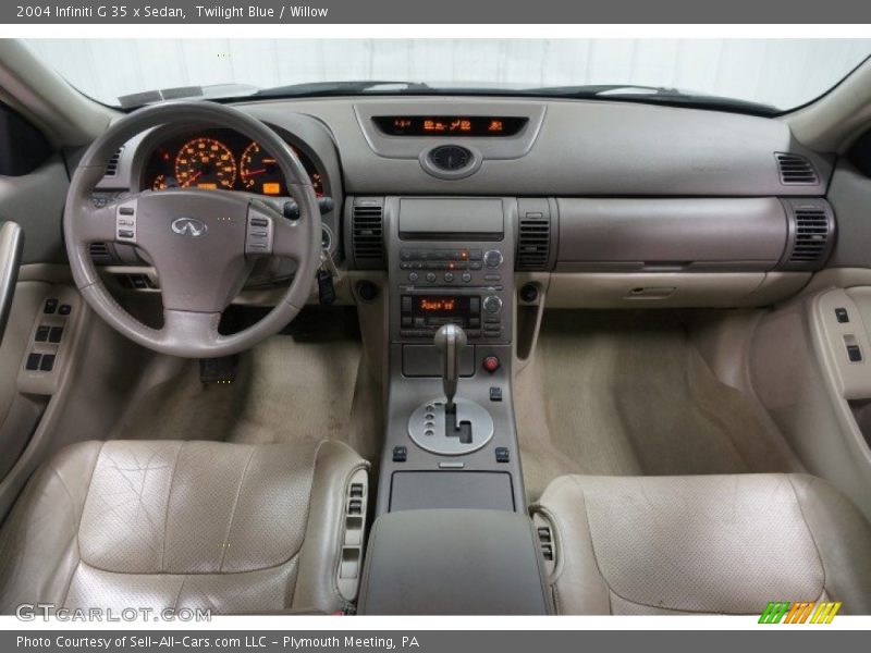 Twilight Blue / Willow 2004 Infiniti G 35 x Sedan