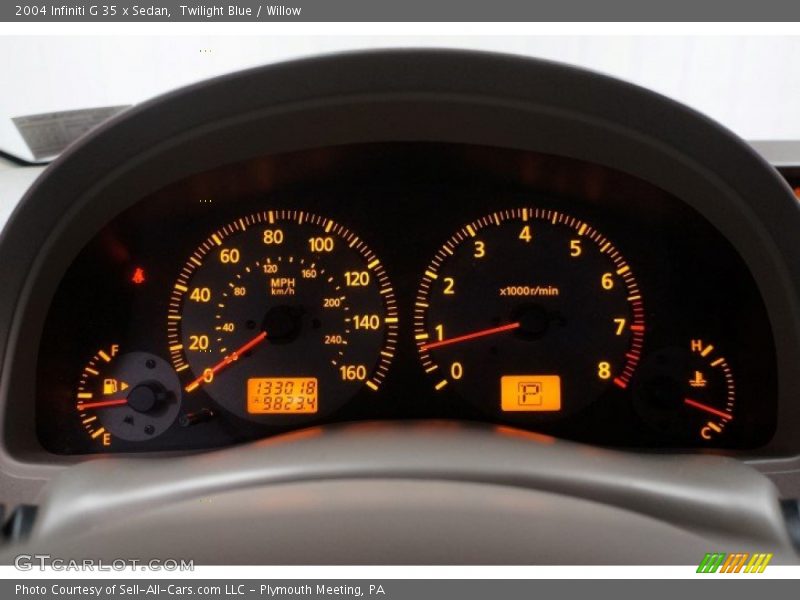 Twilight Blue / Willow 2004 Infiniti G 35 x Sedan