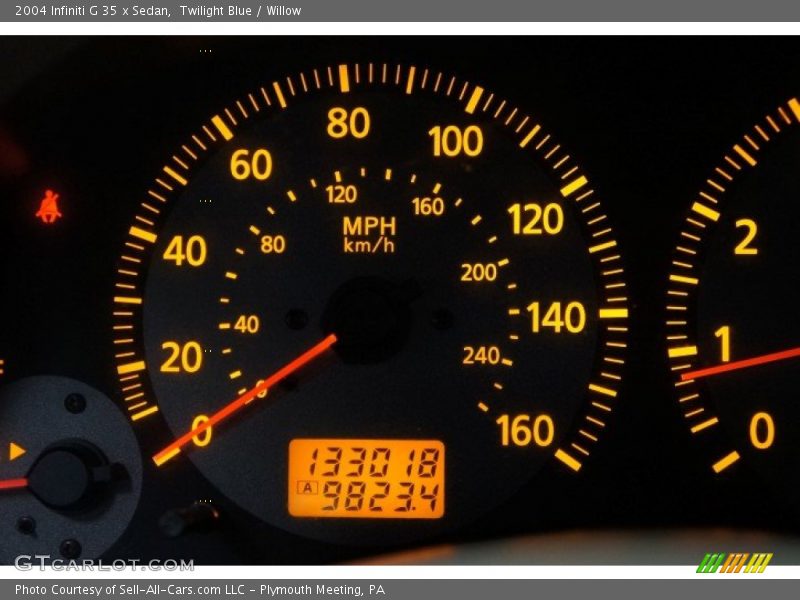 Twilight Blue / Willow 2004 Infiniti G 35 x Sedan