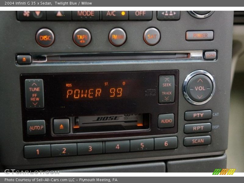 Twilight Blue / Willow 2004 Infiniti G 35 x Sedan