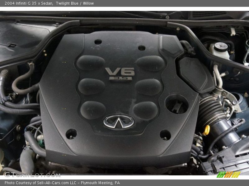 Twilight Blue / Willow 2004 Infiniti G 35 x Sedan