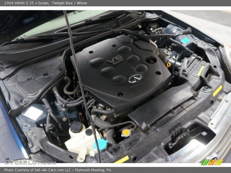 Twilight Blue / Willow 2004 Infiniti G 35 x Sedan