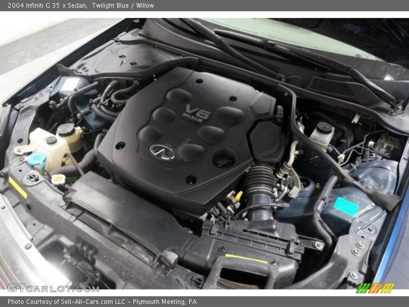Twilight Blue / Willow 2004 Infiniti G 35 x Sedan