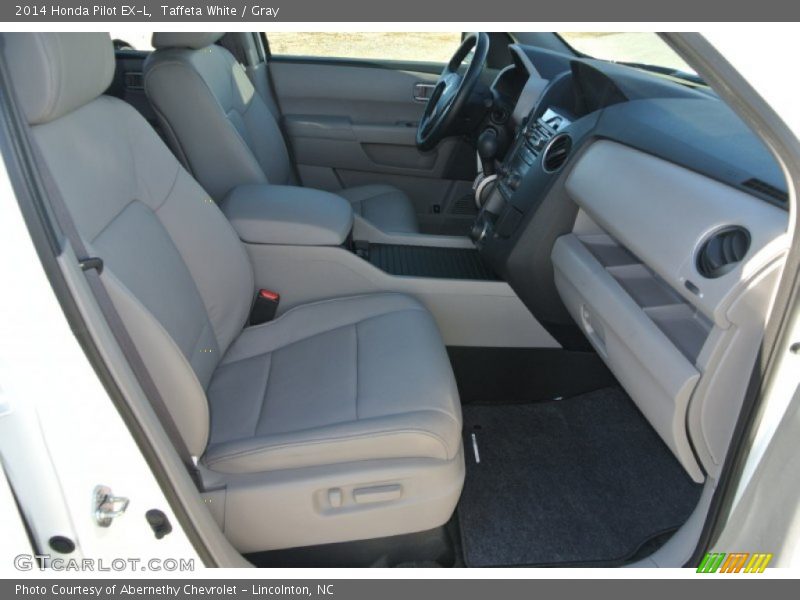 Taffeta White / Gray 2014 Honda Pilot EX-L