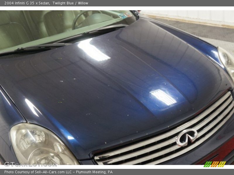 Twilight Blue / Willow 2004 Infiniti G 35 x Sedan